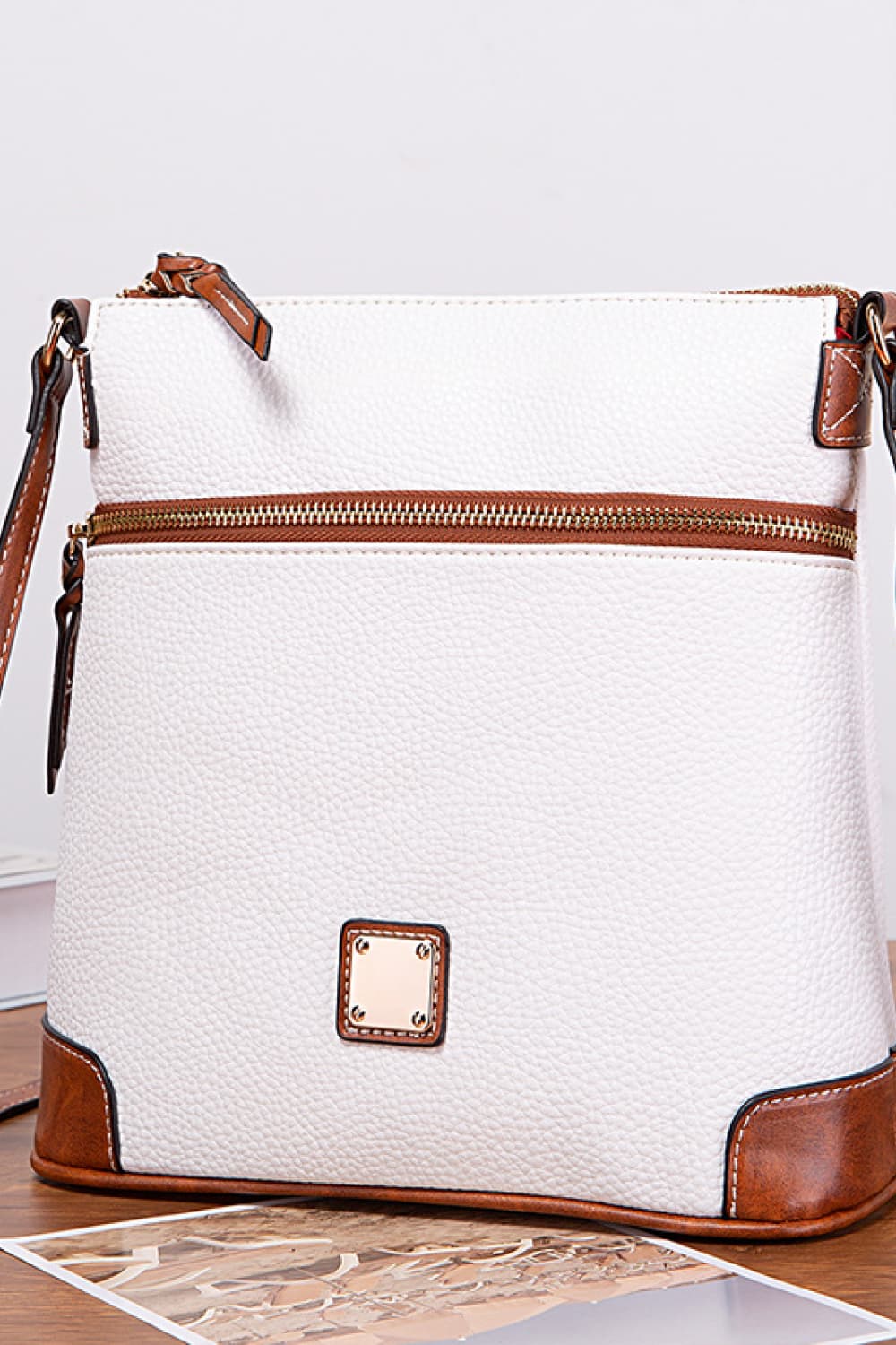 Honeybee Mumford's Leather Crossbody Bag