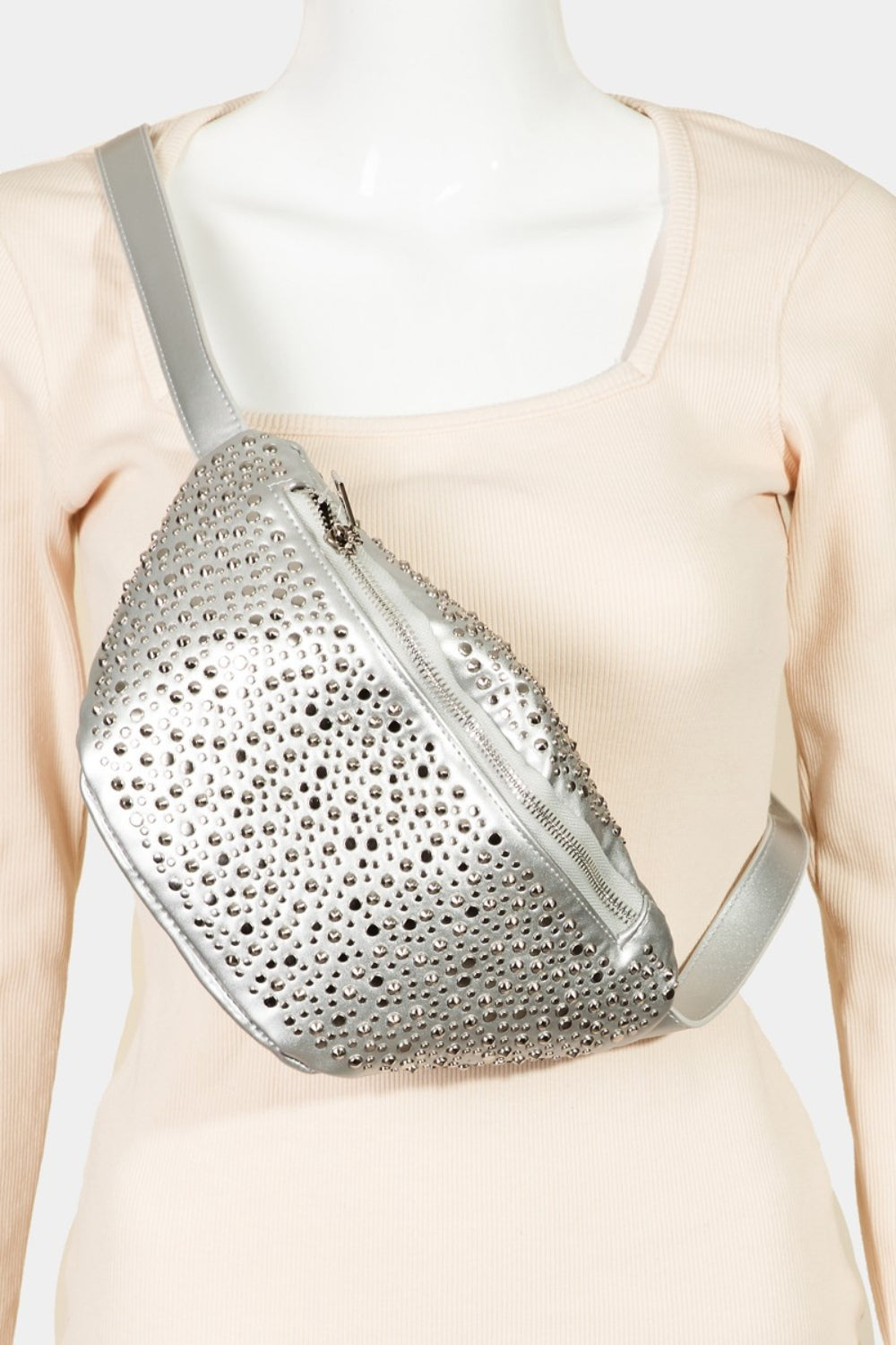 Honeybee Mumford's Fame Studded Crossbody Bag