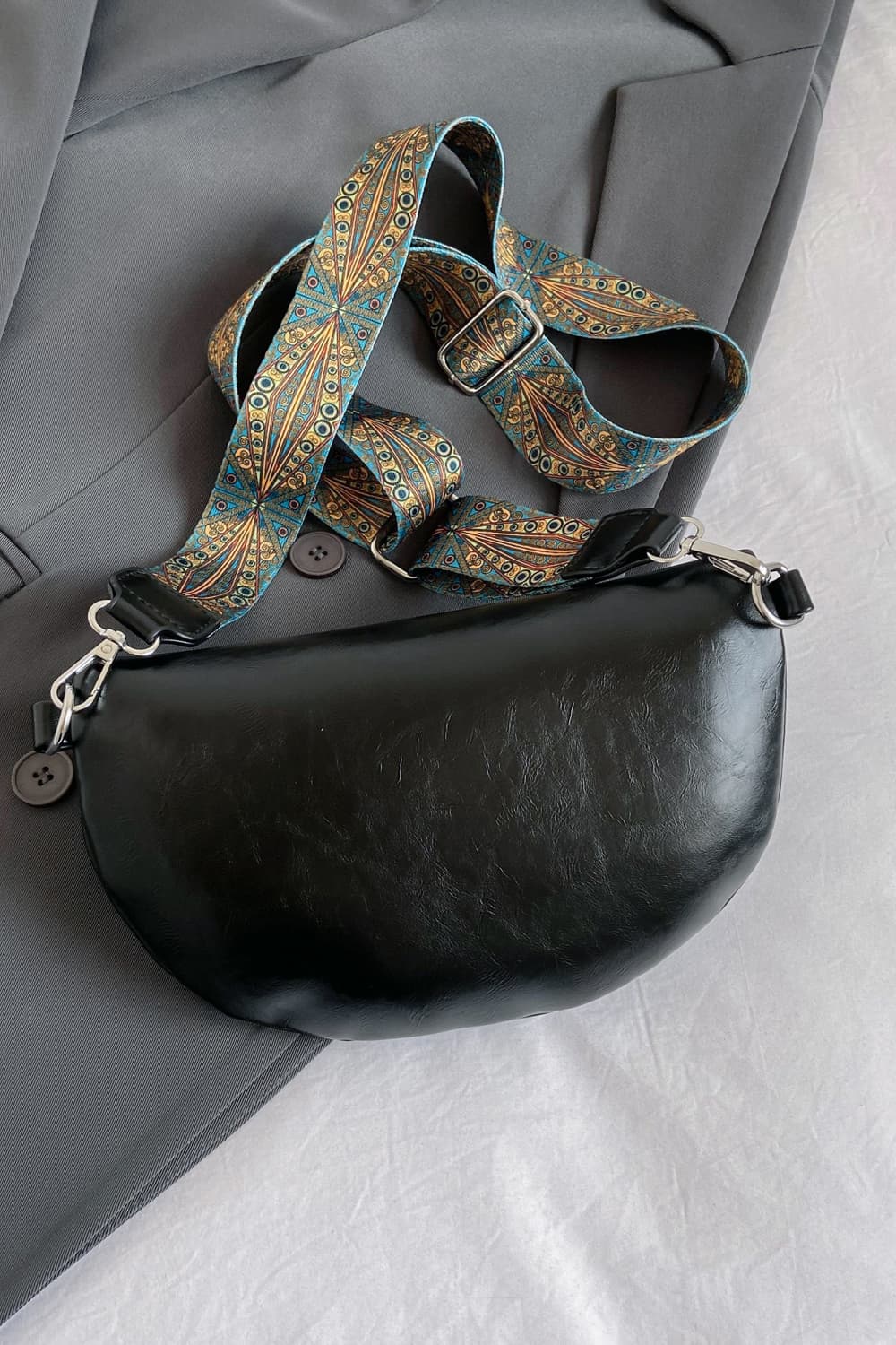 honeybee Mumford's Leather Sling Bag