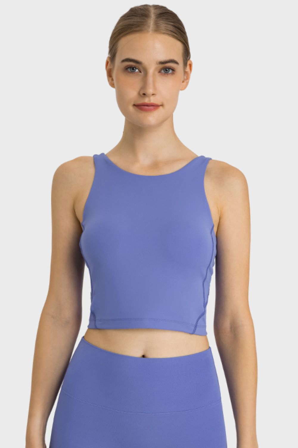 Honeybee Mumford's Feel Like Skin Highly Stretchy Cropped Sports Tank