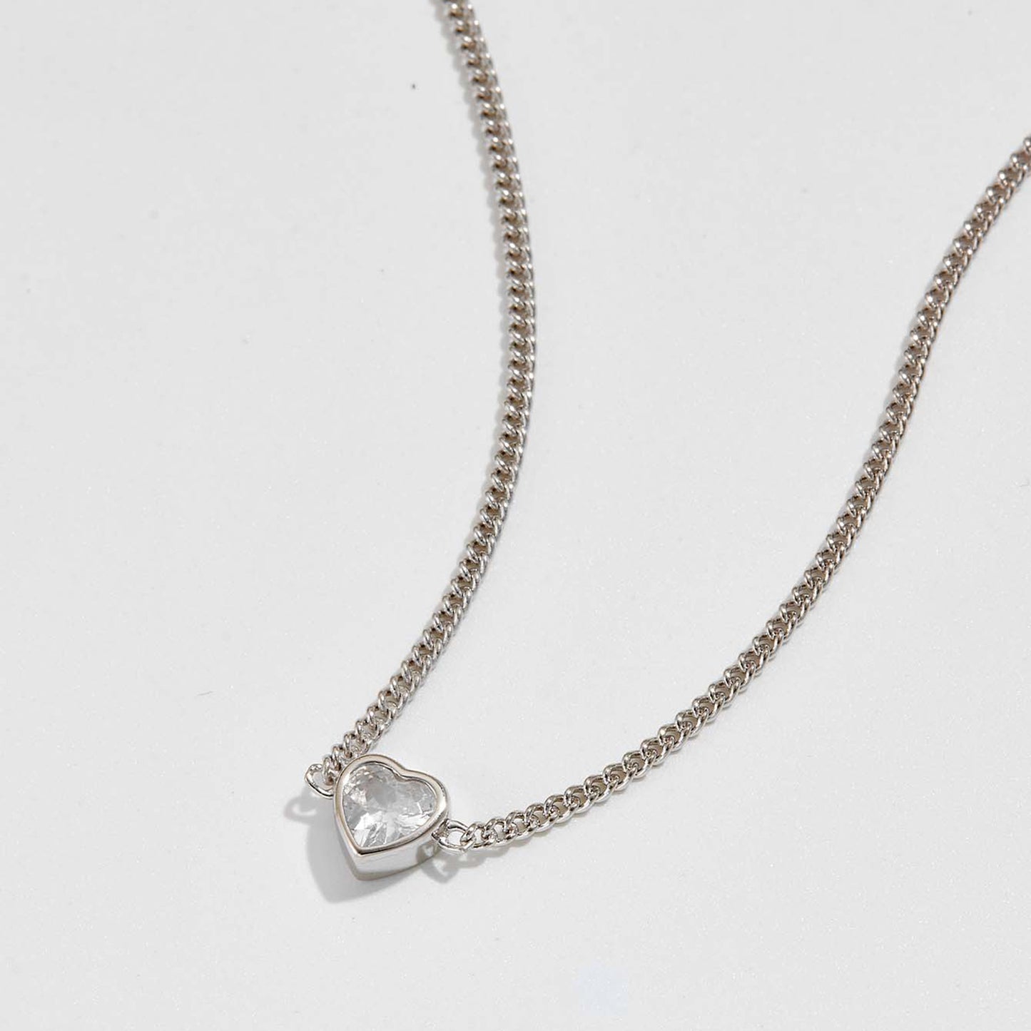 Honeybee Mumford's Heart Sterling Silver Necklace