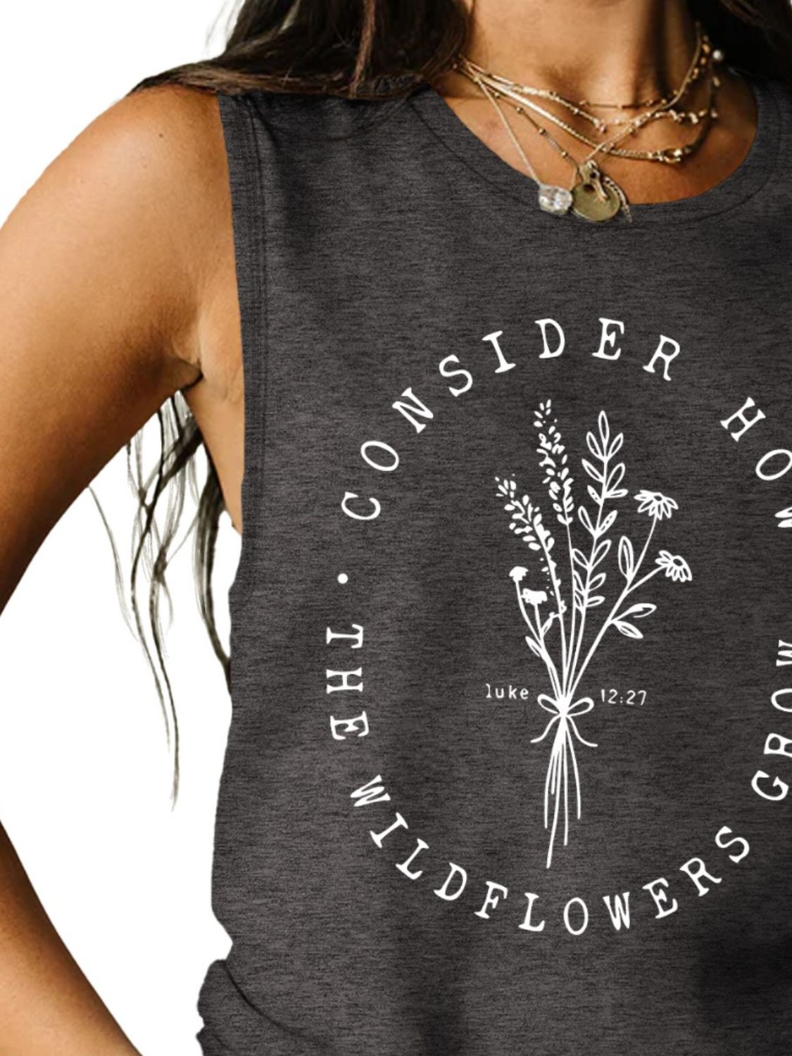 Honeybee Mumford's Graphic Round Neck Tank