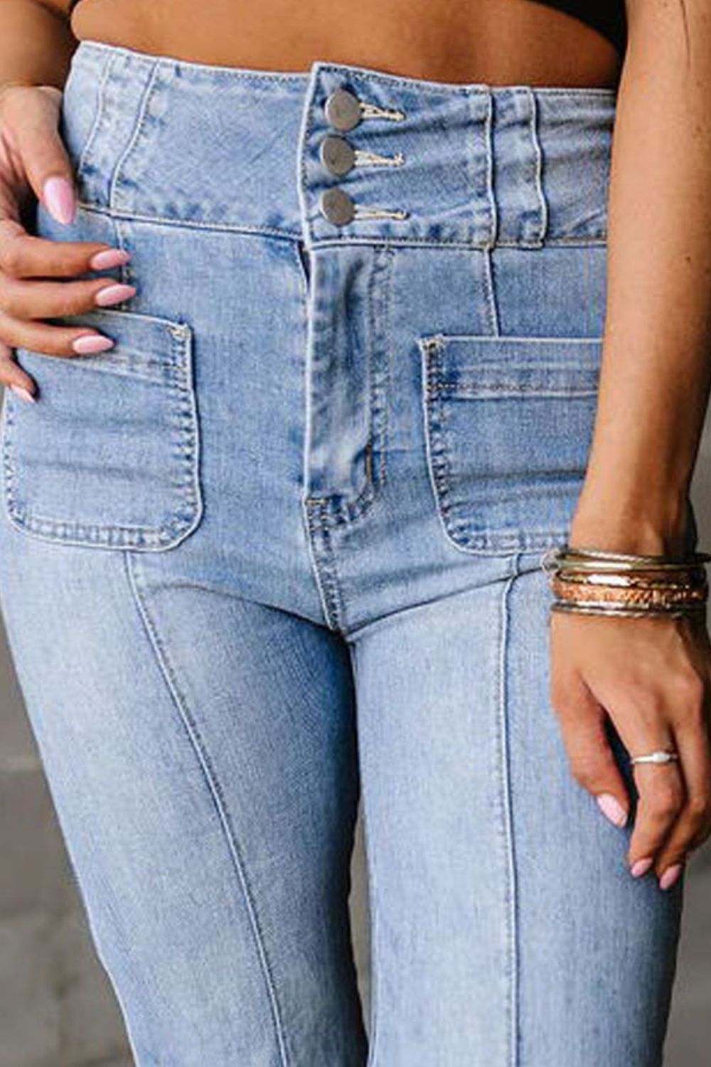 Honeybee Mumford's High Waist Bootcut Jeans