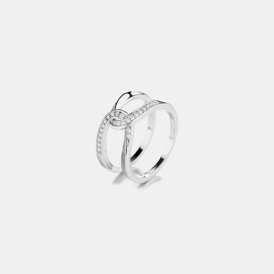 Honeybee Mumford's Twisted Double-layered Ring