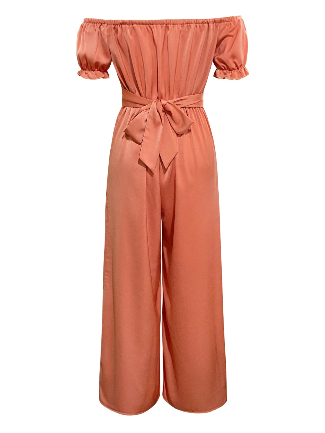 Honeybee Mumford's Off-Shoulder Short Sleeve Wide Leg Jumpsuit