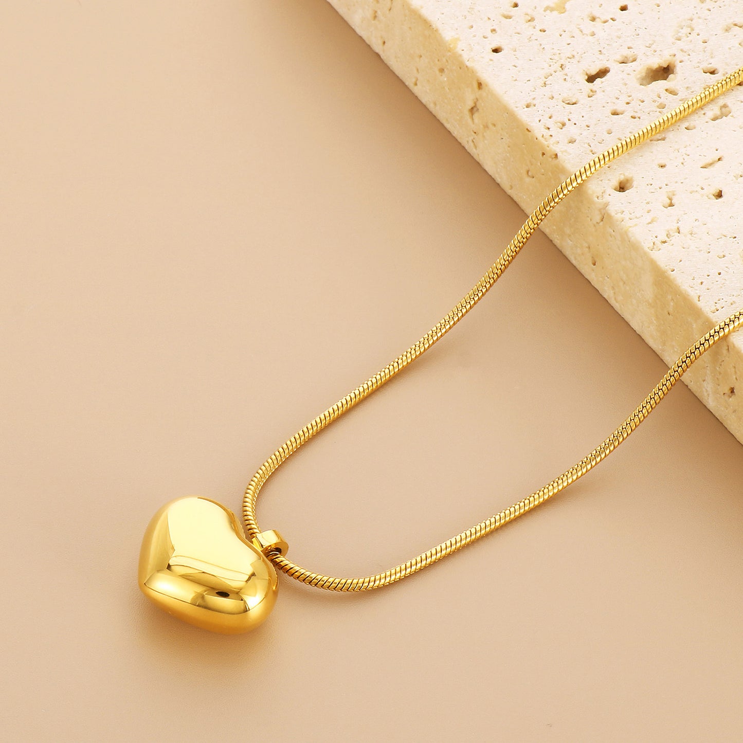 Honeybee Mumford's Heart Pendant Necklace