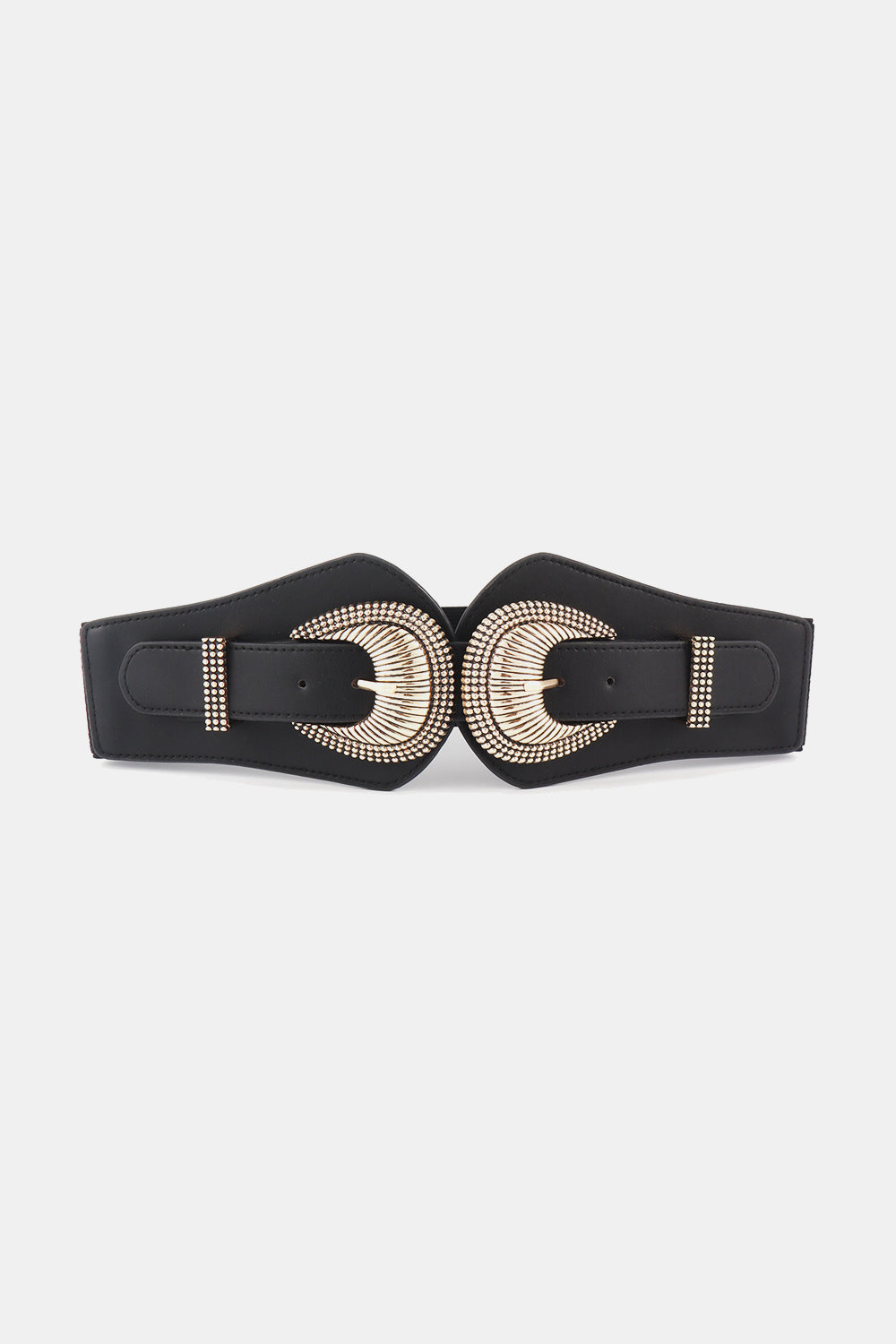 Honeybee Mumford's Shell Double Buckle Elastic Wide Belt