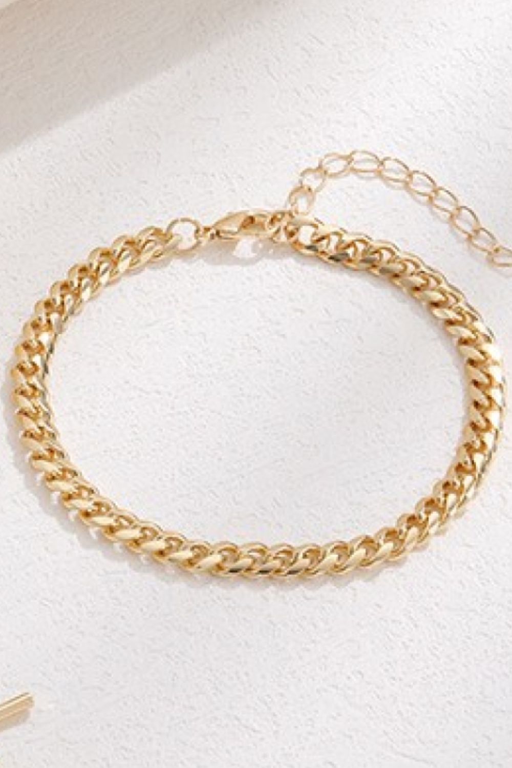 honeybee Mumford's Curb Chain Copper Bracelet