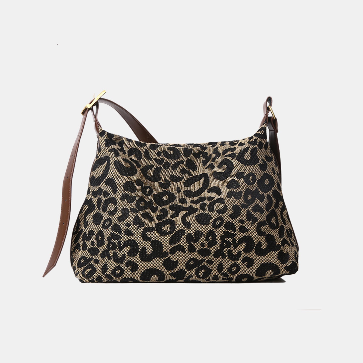 Honeybee Mumford's Leather Leopard Shoulder Bag