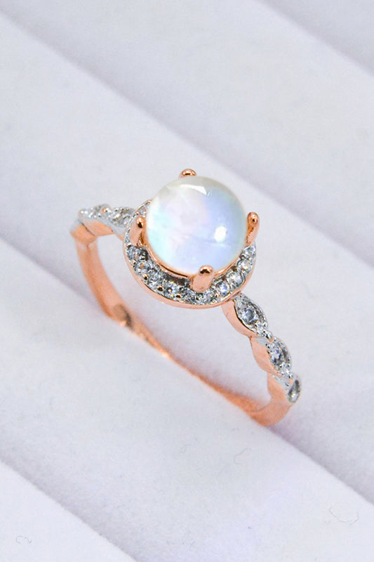 Honeybee Mumford's Round Moonstone Ring