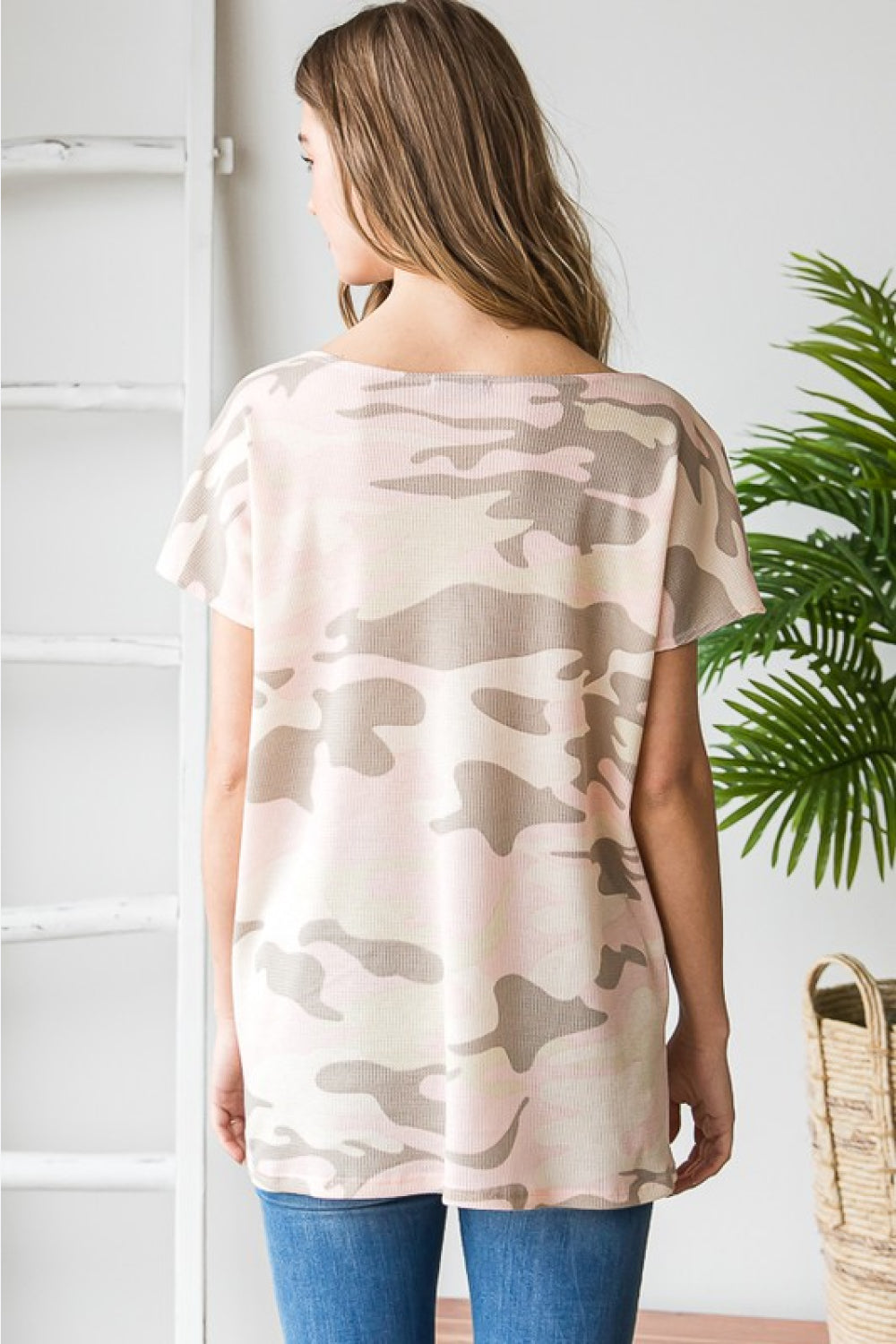 Honeybee Mumford's Heimish Full Size Camouflage Tunic T-Shirt