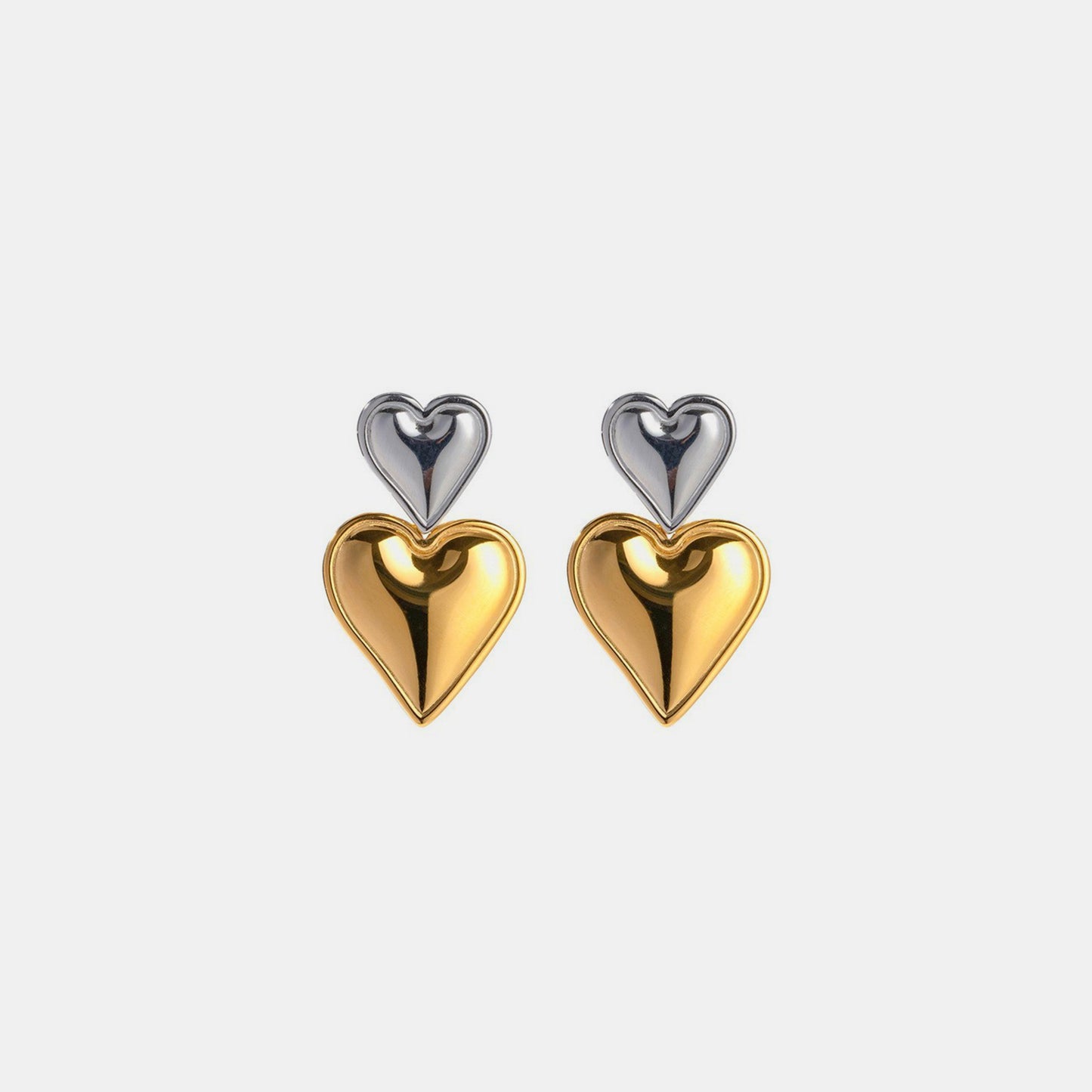 honeybee Mumford's Double Heart Earrings