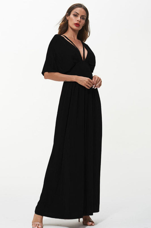 Honeybee Mumford's Strappy Neck Maxi Dress