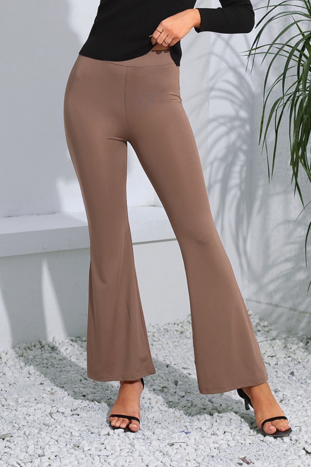 Honeybee Mumford's High Waist Long Flare Pants