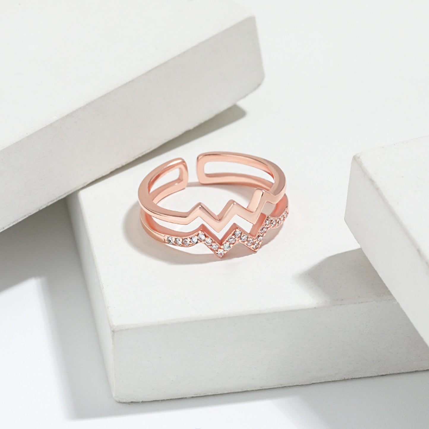 Honeybee Mumford's Wave Shape Open Ring