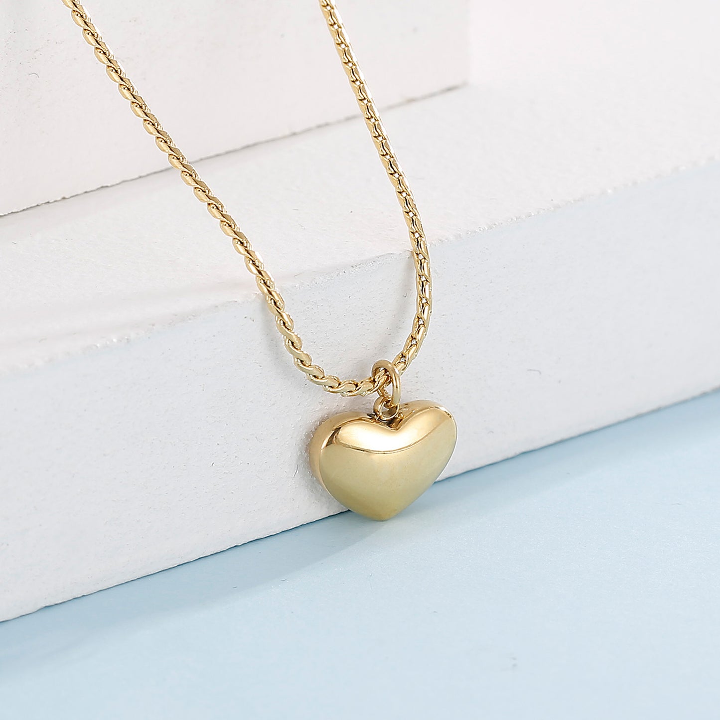 Honeybee Mumford's Mother-Of-Pearl Heart Pendant Necklace