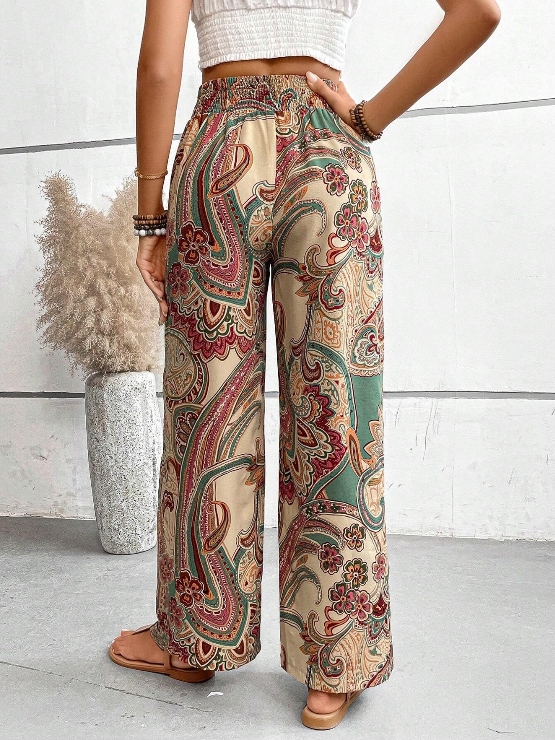 Honeybee Mumford's Printed Wide Leg Pants