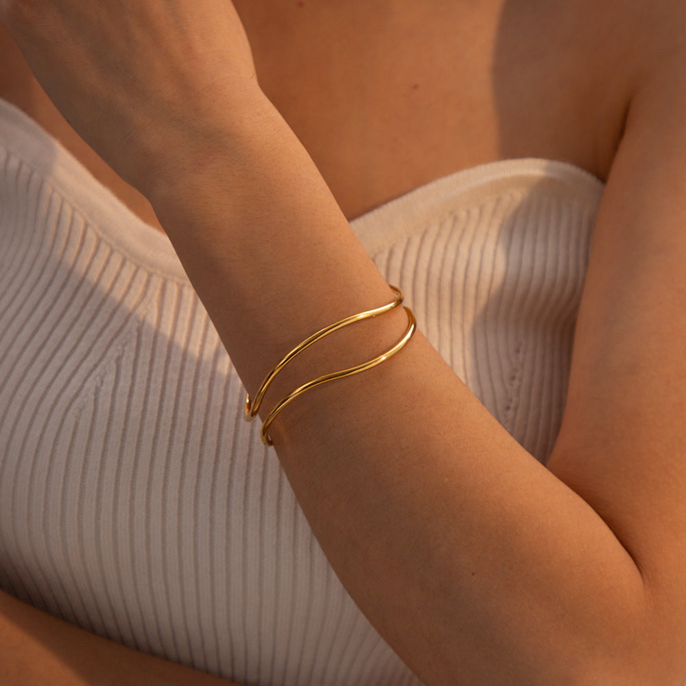 Honeybee Mumford's Minimalist Cuff Bracelet