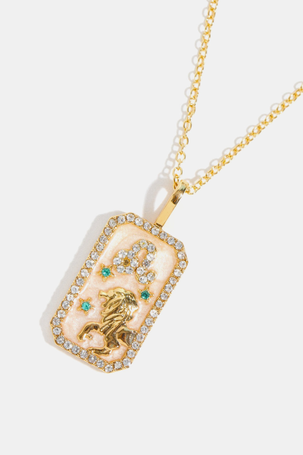 Honeybee Mumford's Rhinestone Zodiac and Constellation Pendant Necklace