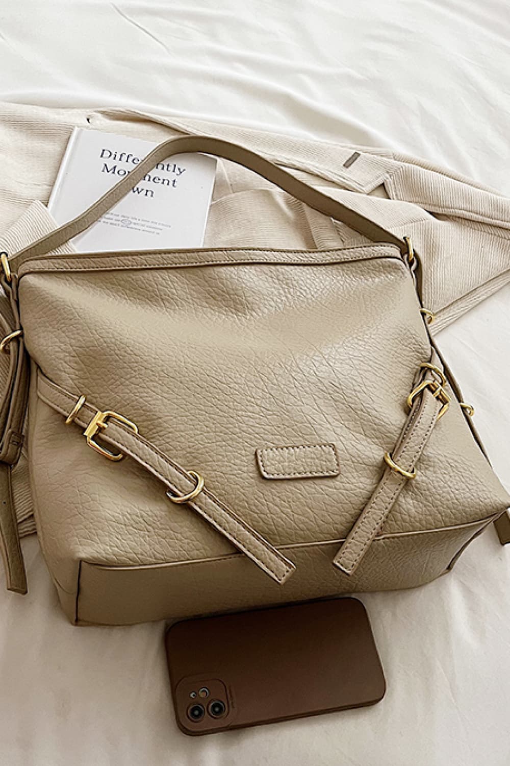 Honeybee Mumford's Large Leather Crossbody Bag