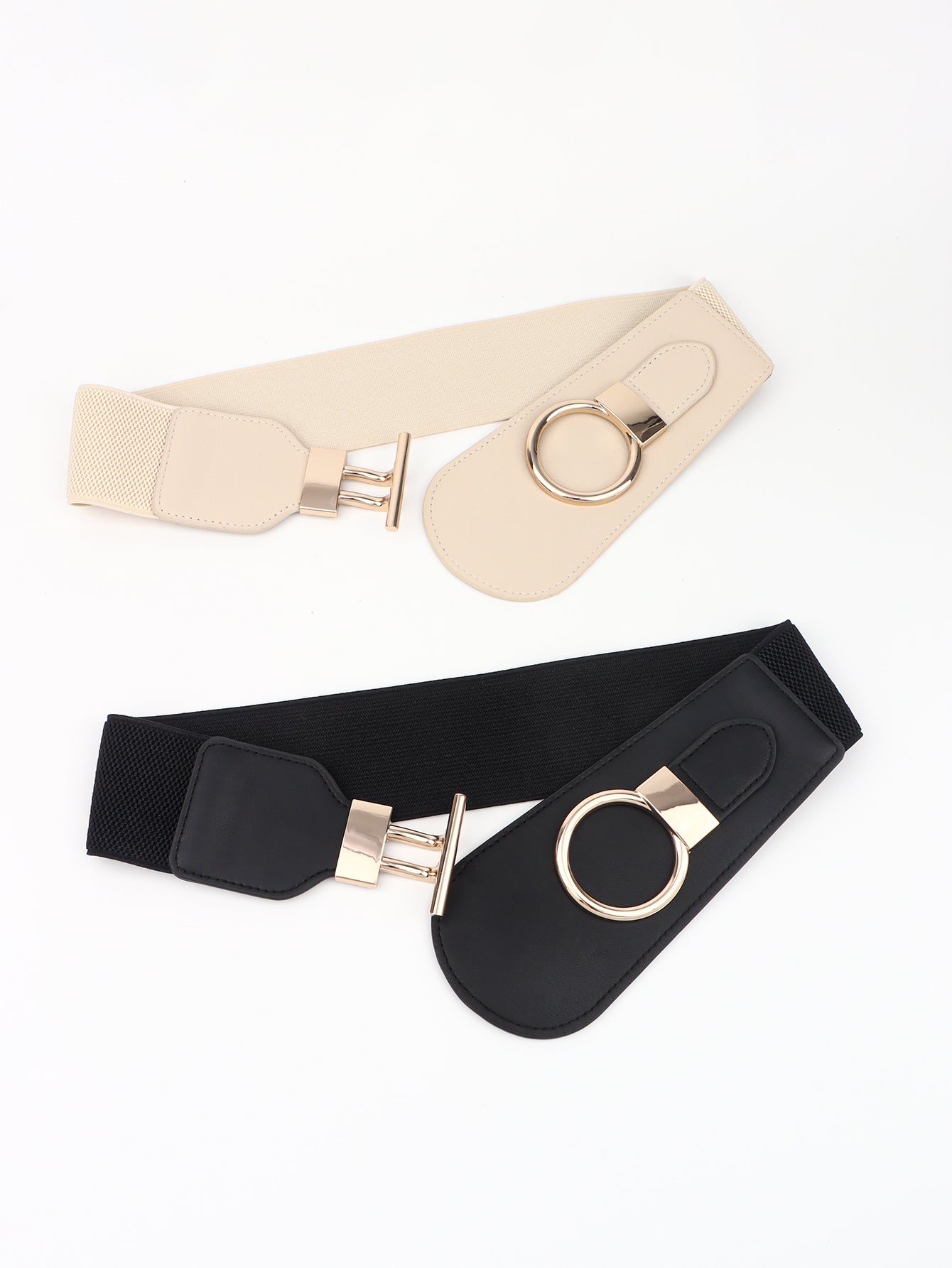 Honeybee Mumford's Elastic Wide Belt with Buckle