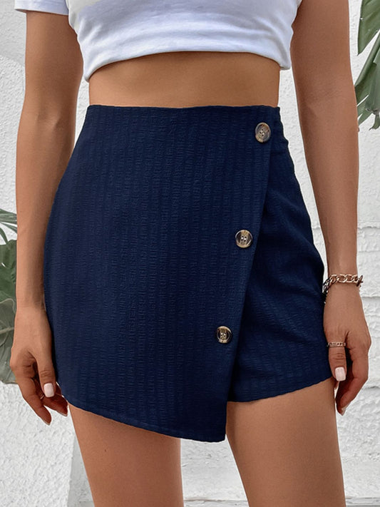 Honeybee Mumford's Zip-Back High Waist Shorts