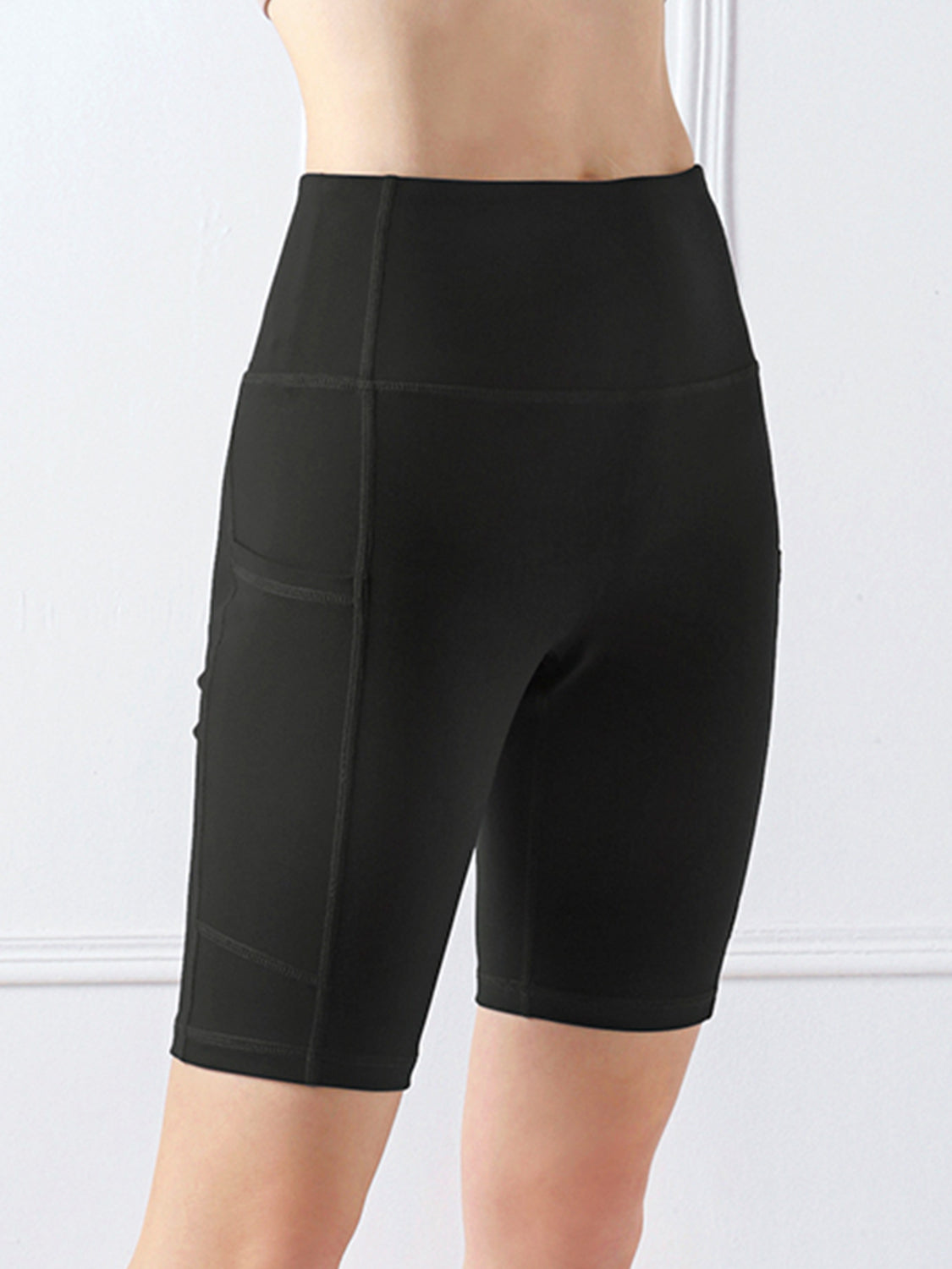 Honeybee Mumford's Pocketed High Waist Active Shorts