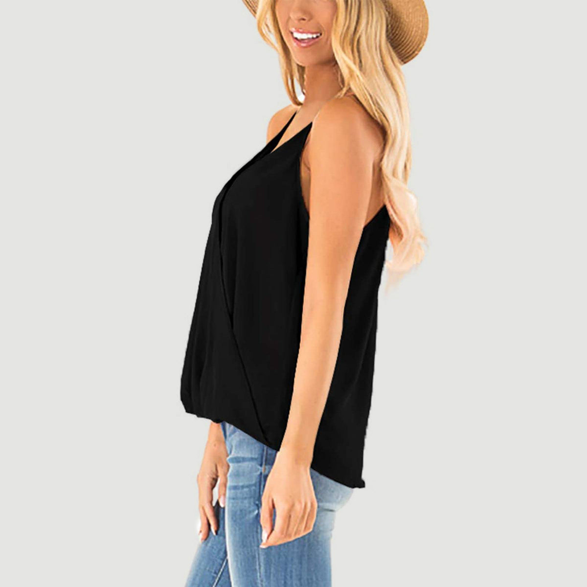 Honeybee Mumford's Full Size Surplice Spaghetti Strap Top