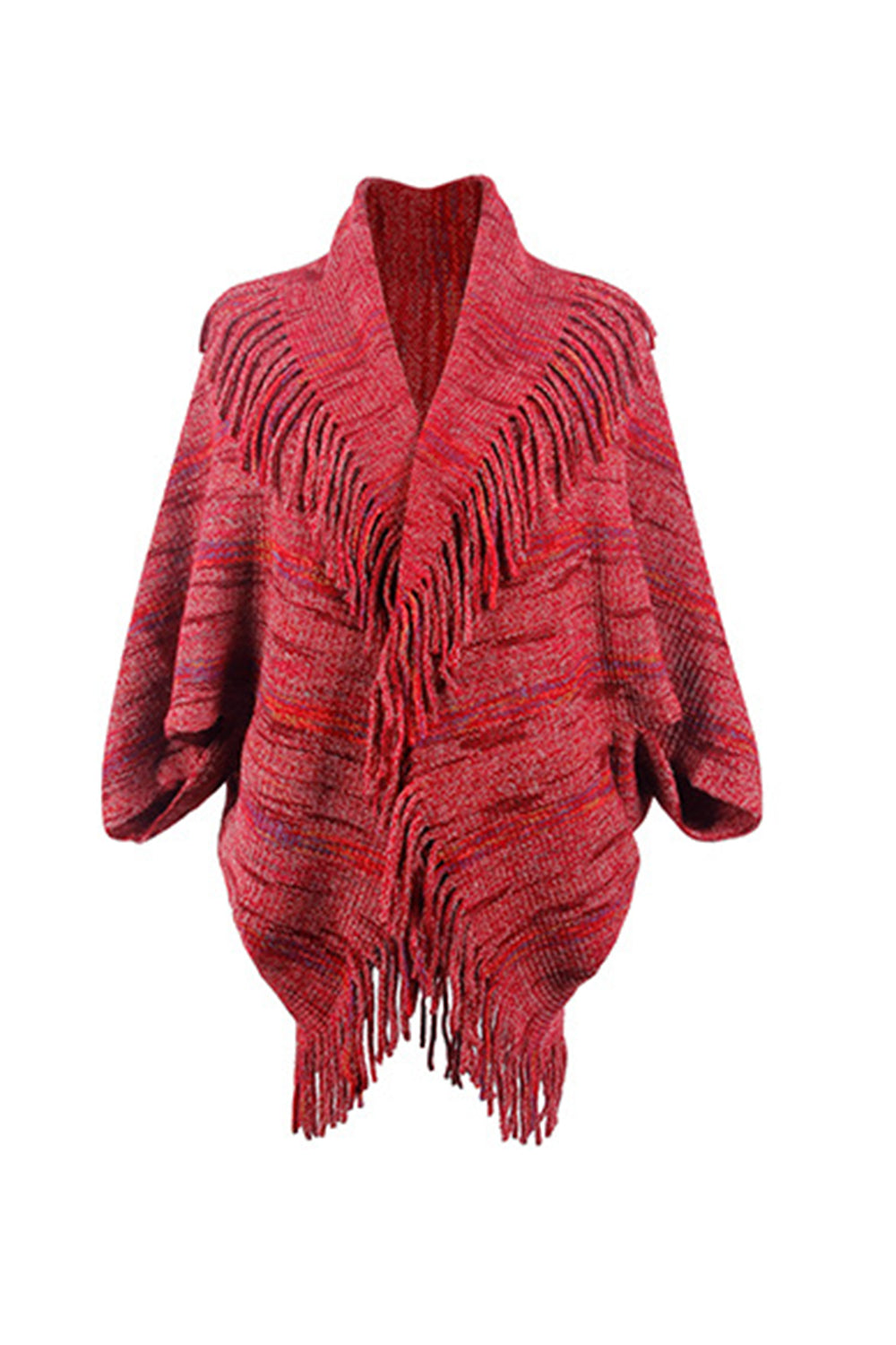 Honeybee Mumford's Fringe Detail Printed Poncho