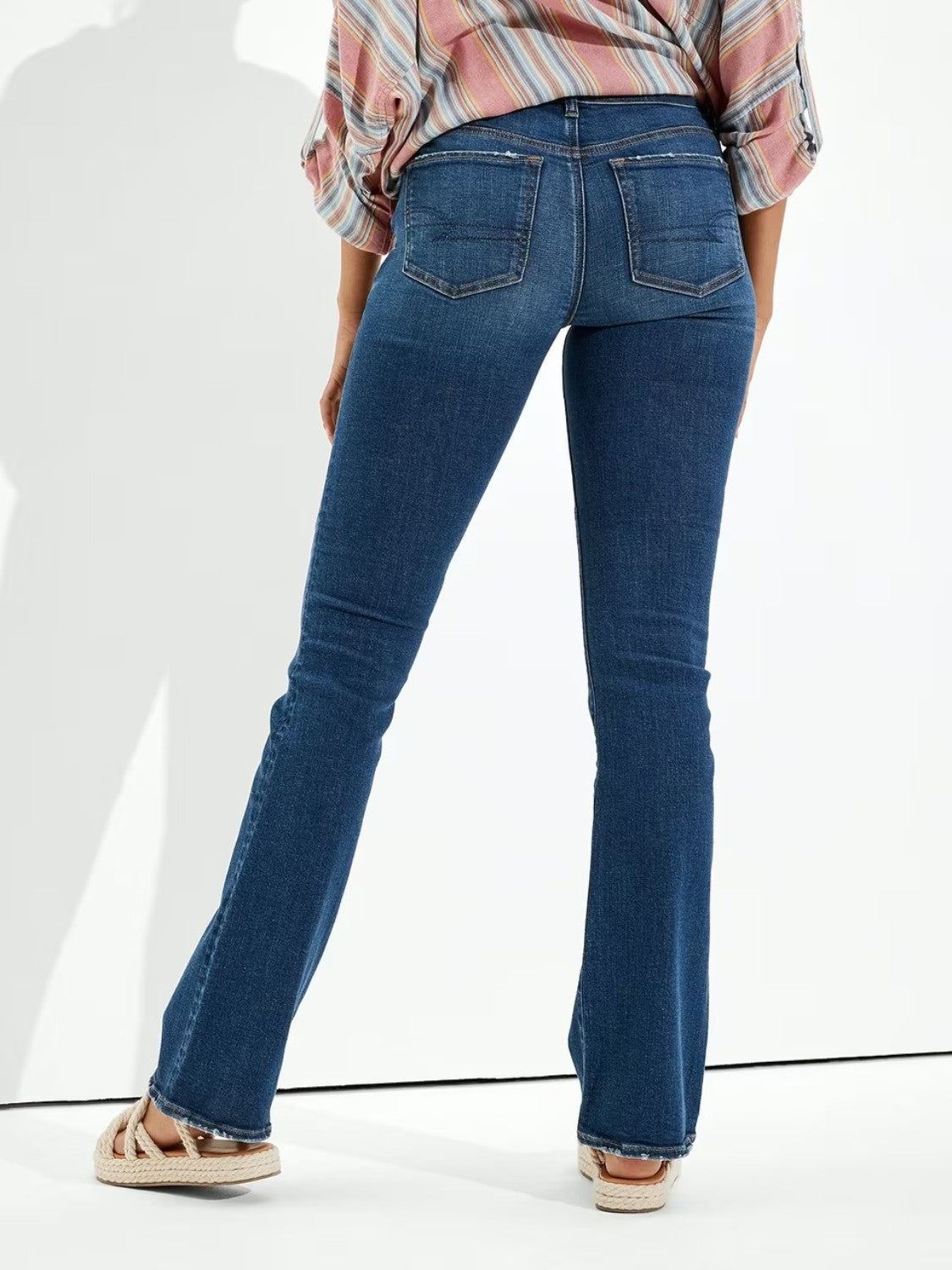 Honeybee Mumford's Buttoned Straight Jeans with Pockets