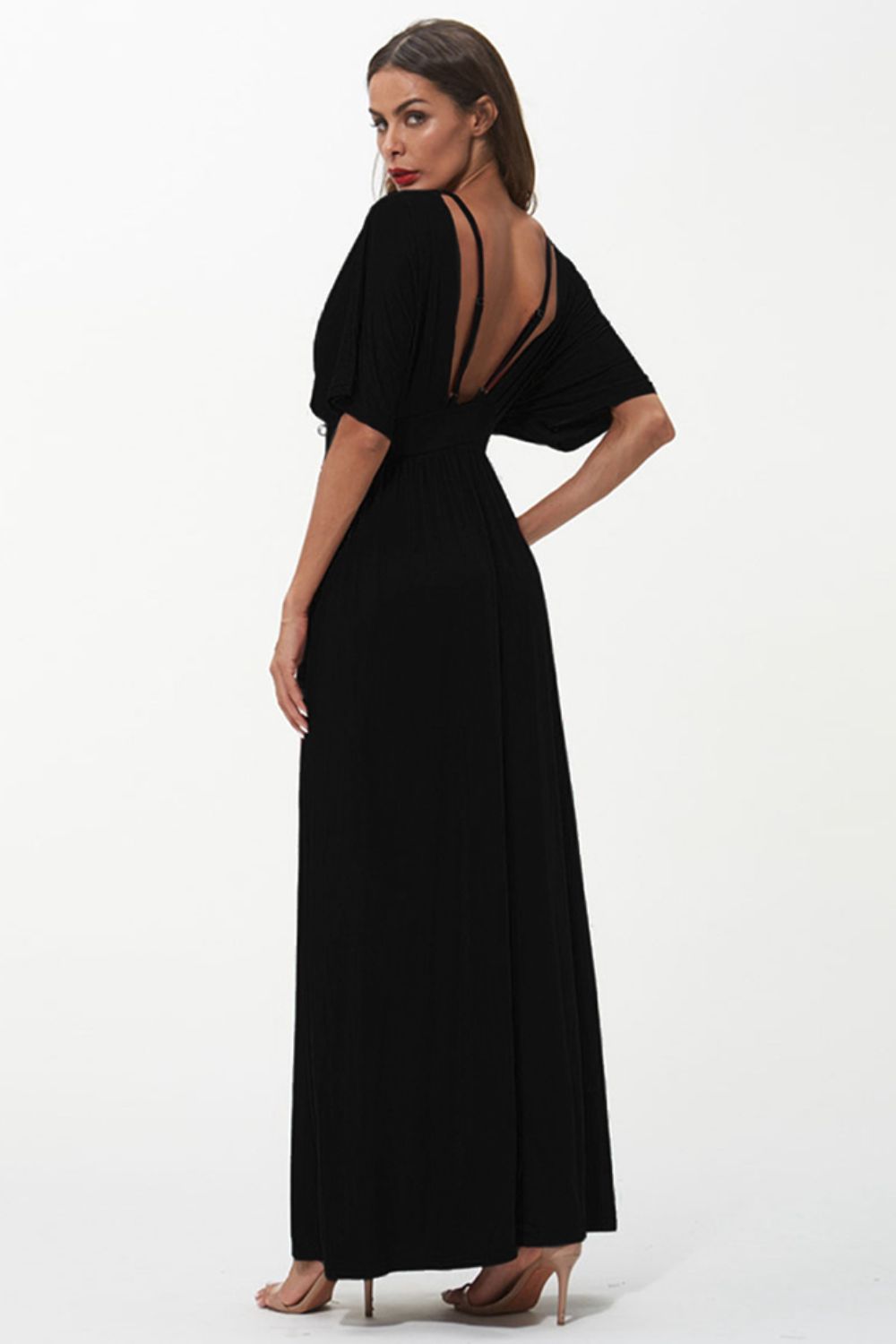 Honeybee Mumford's Strappy Neck Maxi Dress