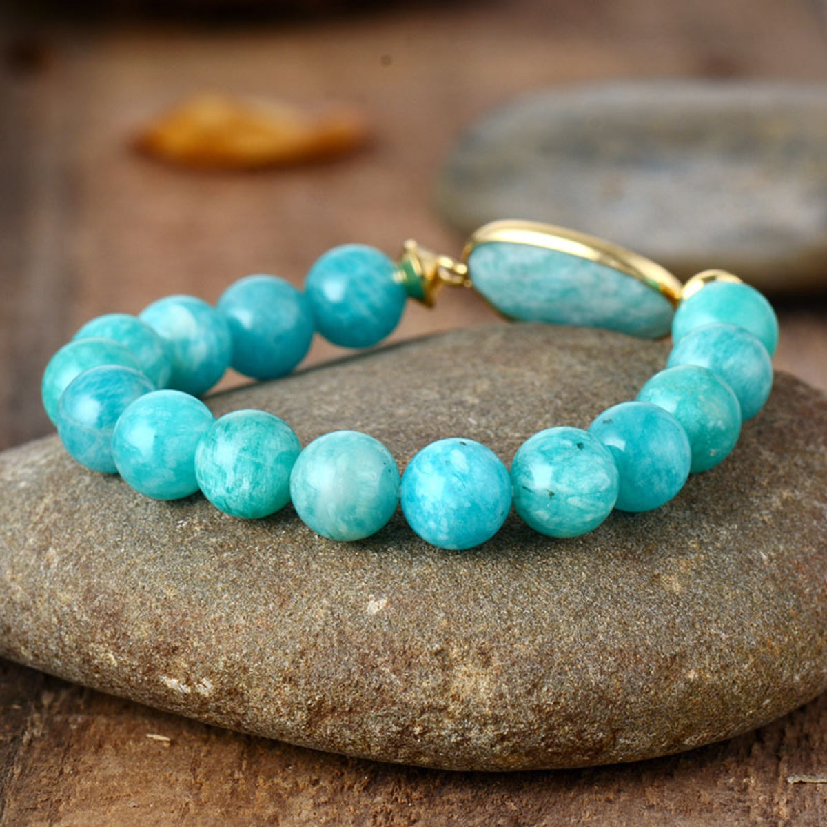 honeybee Mumford's Natural Stone Beaded Bracelet