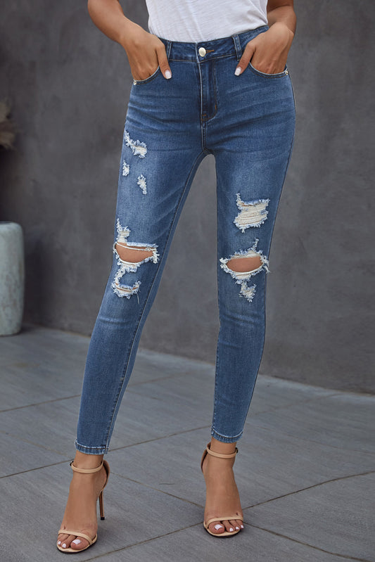 Honeybee Mumford's Vintage Skinny Ripped Jeans