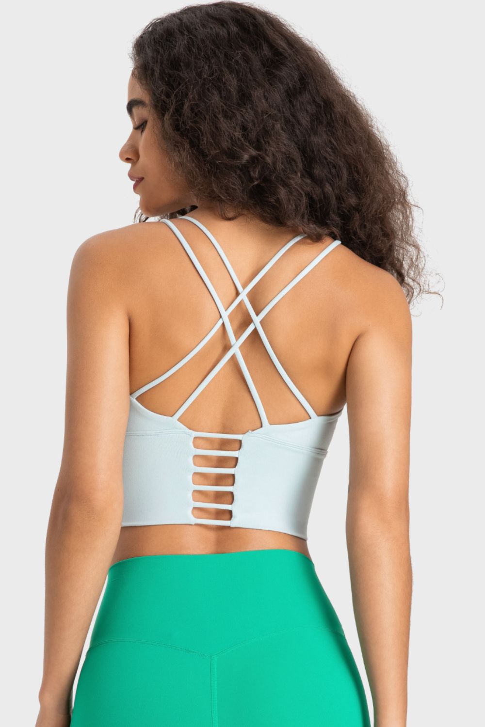 Honeybee Mumford's Crisscross Back Ladder Detail Sports Bra