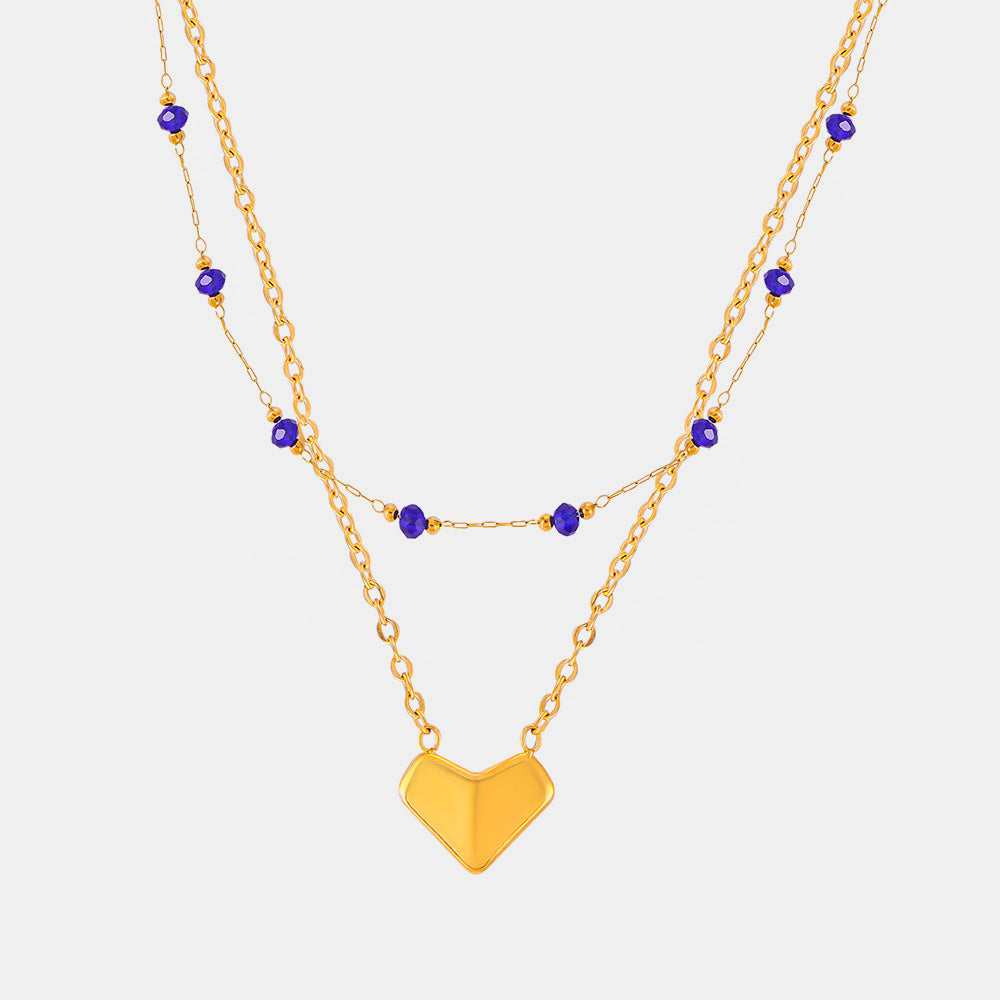 Honeybee Mumford's Crystal Double-Layered Necklace