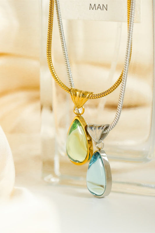 Honeybee Mumford's Teardrop Shape Pendant Necklace