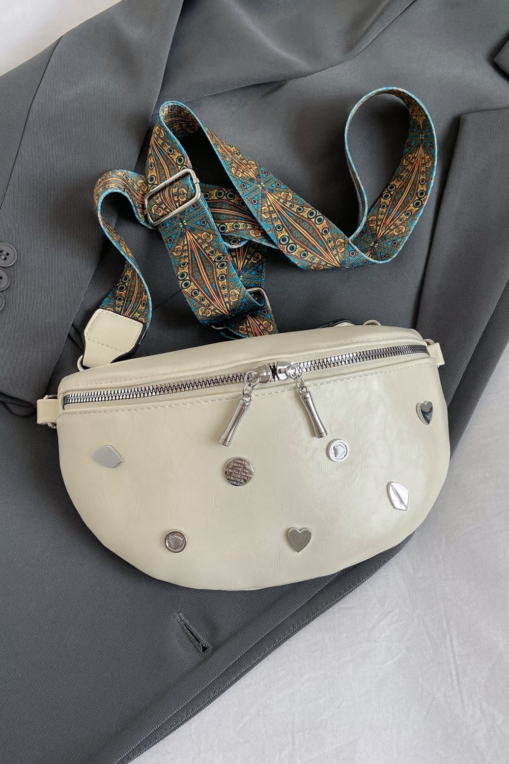 honeybee Mumford's Leather Sling Bag