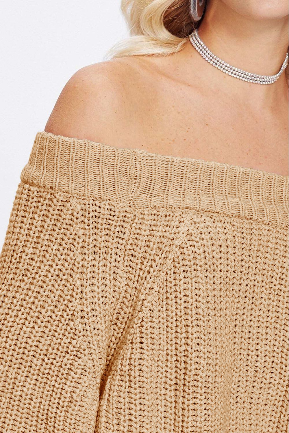 Honeybee Mumford's Off-Shoulder Long Sleeve Sweater