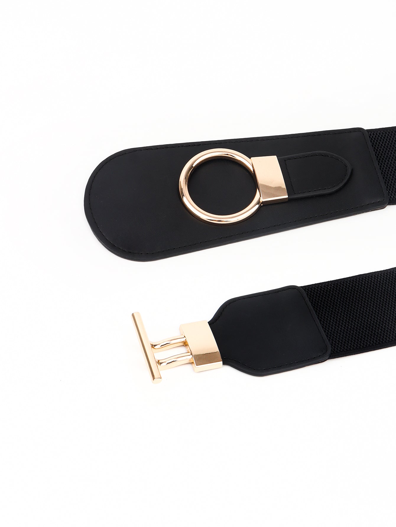 Honeybee Mumford's Elastic Wide Belt with Buckle