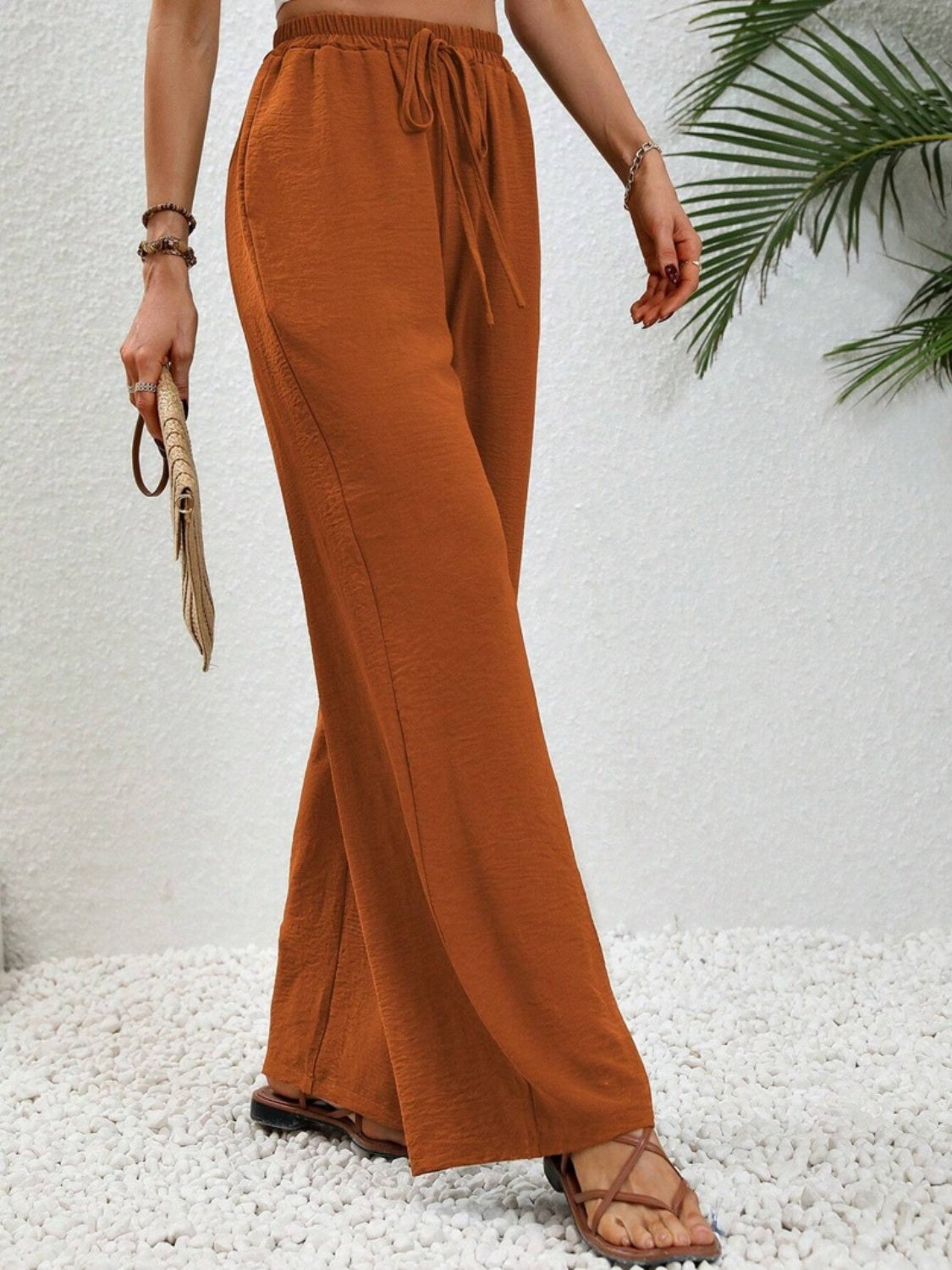 Honeybee Mumford's Wide Leg Drawstring Pants