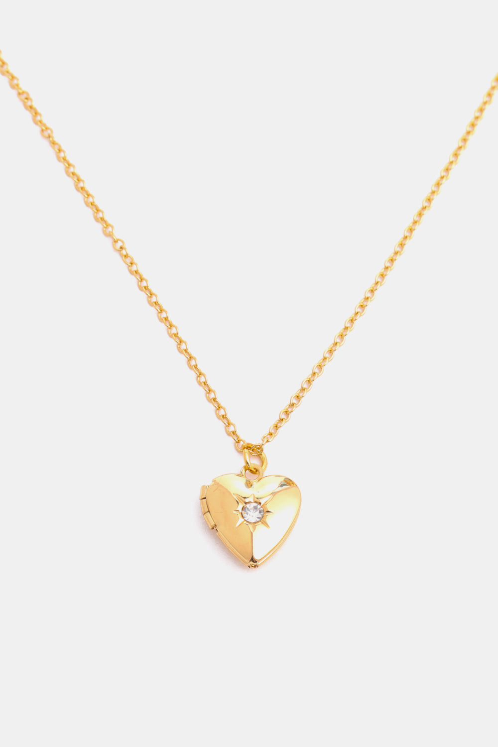 Honeybee Mumford's Heart Shape 14K Gold-Plated Pendant Necklace