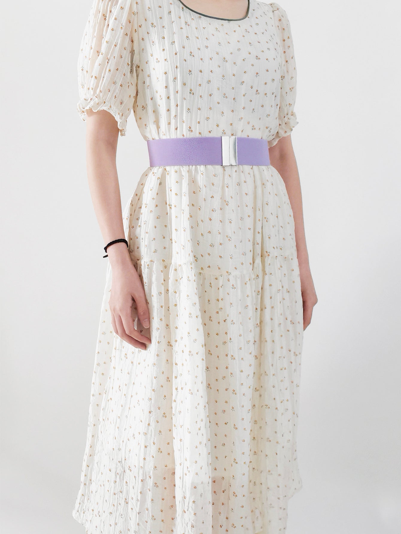 Honeybee Mumford's Tan or Black Buckle Elastic Belt