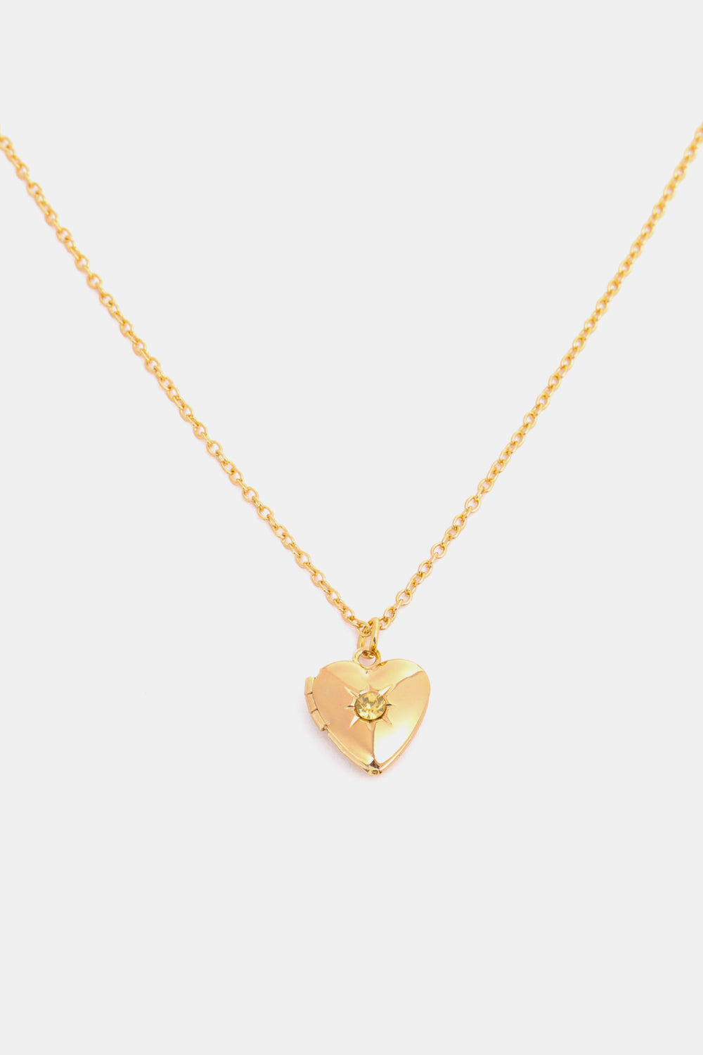 Honeybee Mumford's Heart Shape 14K Gold-Plated Pendant Necklace